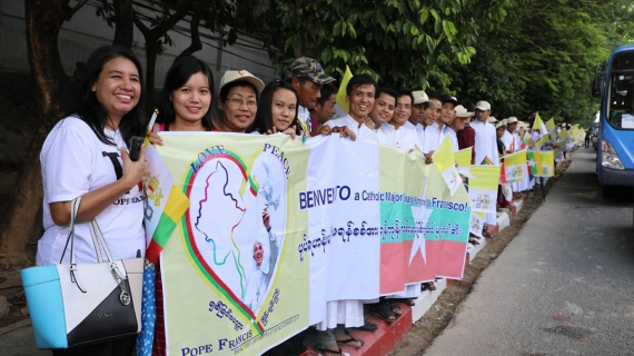 day 1 of Pope Francis in Myanmar