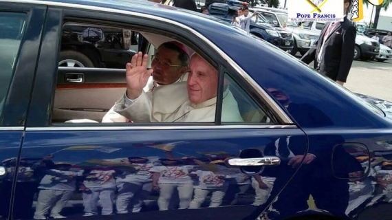 Pope Francis finally arrives in Myanmar
