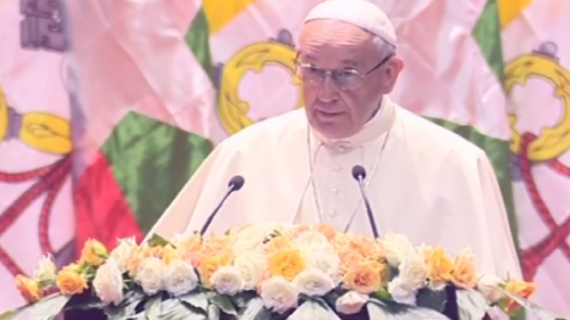 Pope in Myanmar Day2